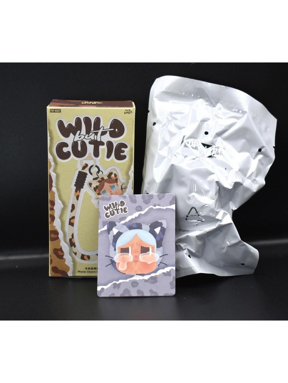 Pop Mart Crybaby Wild But Cutie Phone Charm Denim Cutie (A16)